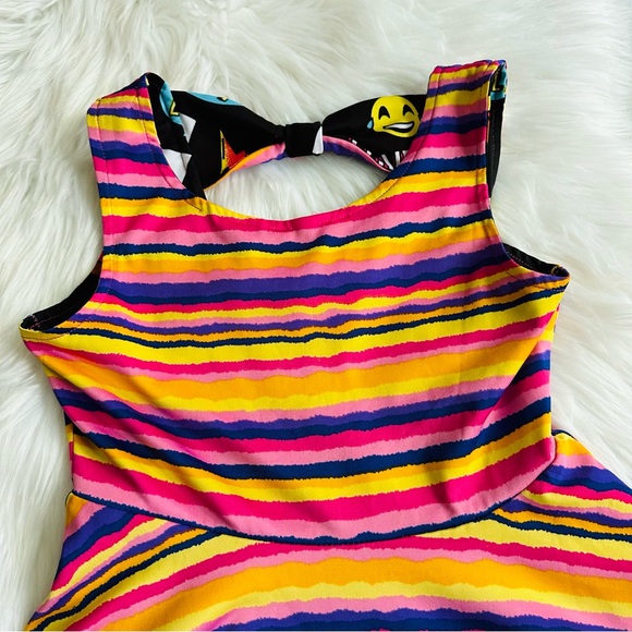 Reversible Fit And Flare Emoji Dress, 12 - Picture 10 of 11